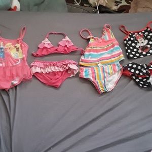 4 girls 3t swim suits